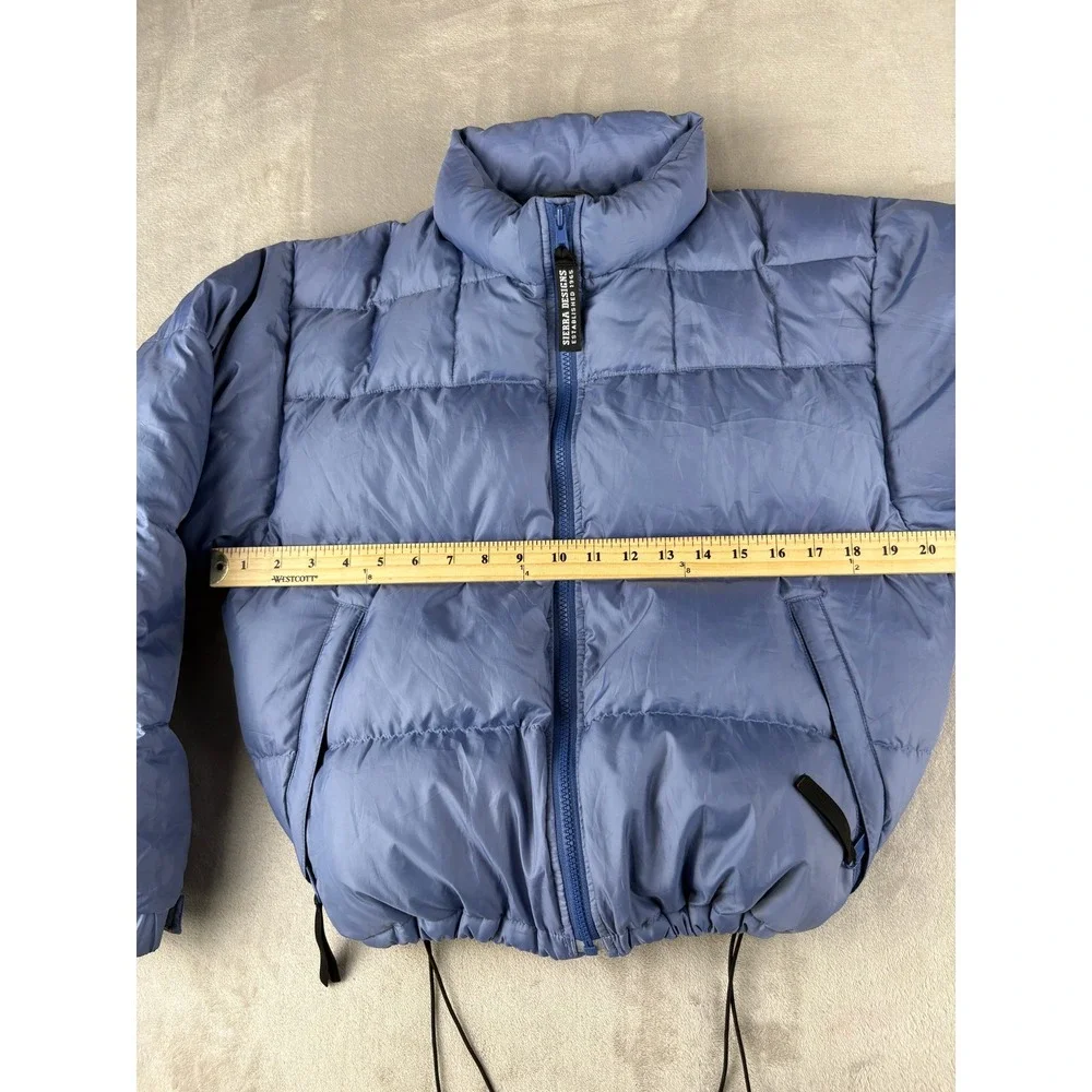 Sierra Designs 600 Powerfill Goose Down Puffer Jacket Blue Women Small
